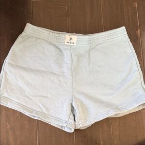 PARKE Women's Sky Blue Sweat Shorts
